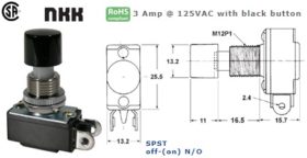 44-201-445 PUSH BUTTON SWITCH