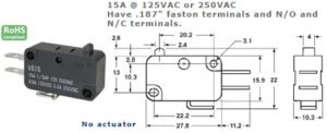 47-400-108 MICRO SWITCH