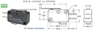 47-402-129 MICRO SWITCH