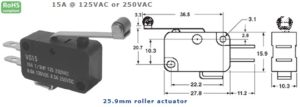 47-406-139 MICRO SWITCH