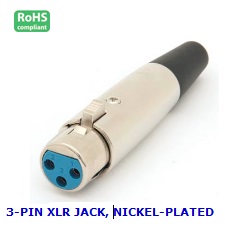 CA096 3-PIN XLR JACK