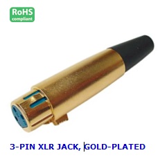 CA098 3-PIN XLR JACK