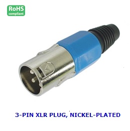 CA101BL 3-PIN XLR PLUG